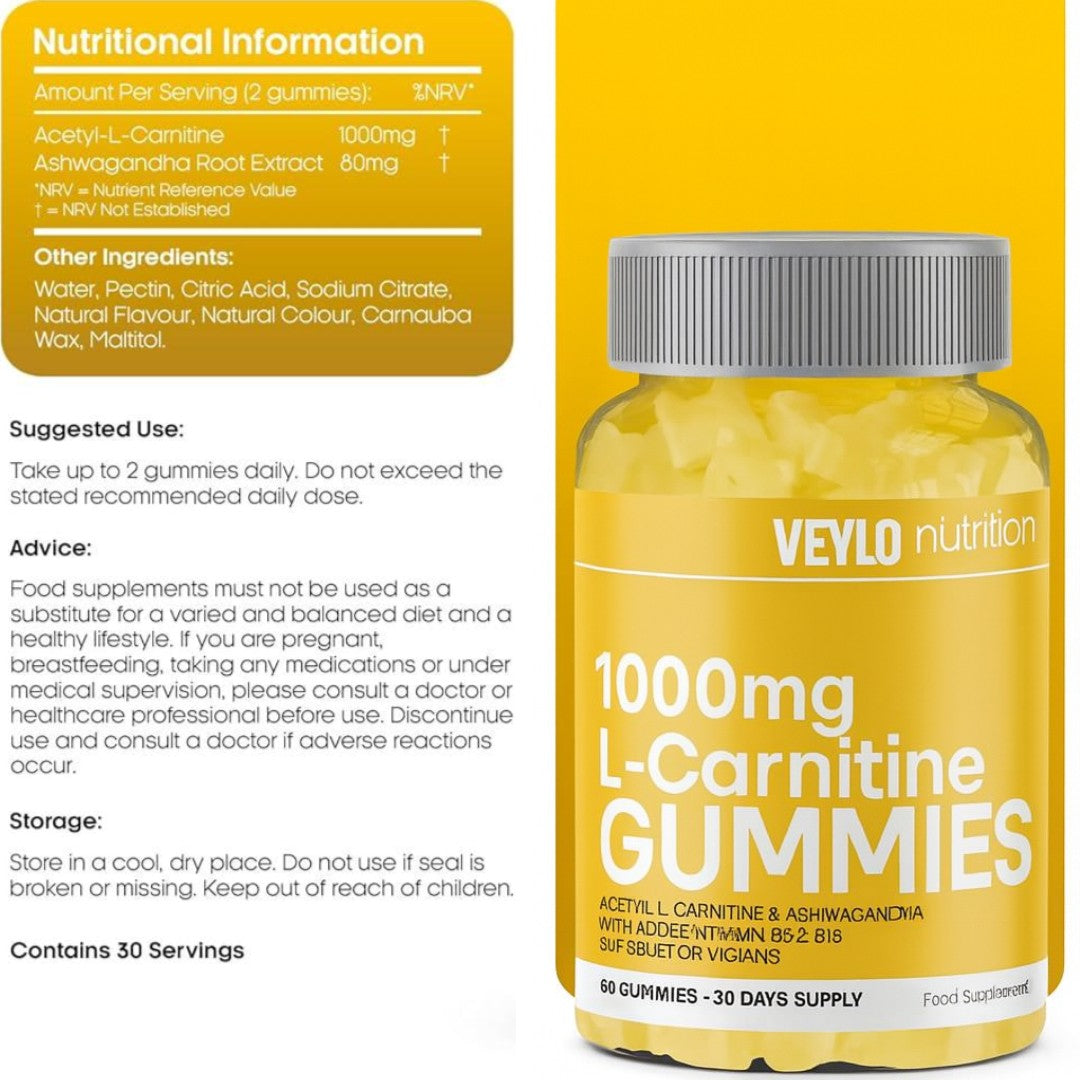 Veylo - 3 In 1 L-Carnitine Gummies