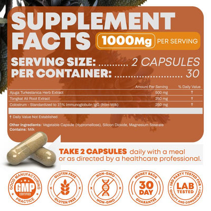 Veylo - Alpha Stack Turkesterone + Tongkat Ali + Fadogia Agrestis