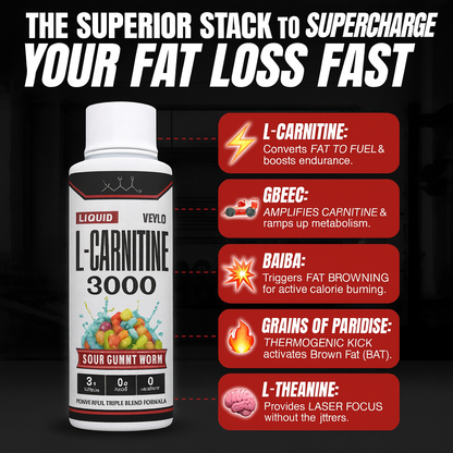 Veylo - Carnitine 3000 Liquid