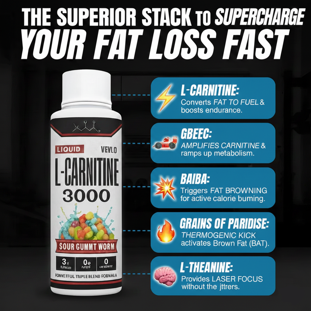 Veylo - Premium Carnitine 3000 Liquid