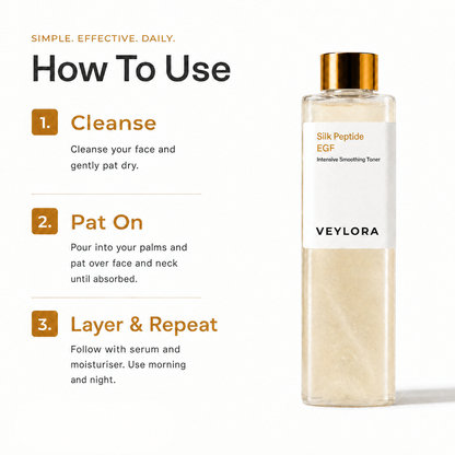 Veylora Silk Peptide EGF Toner