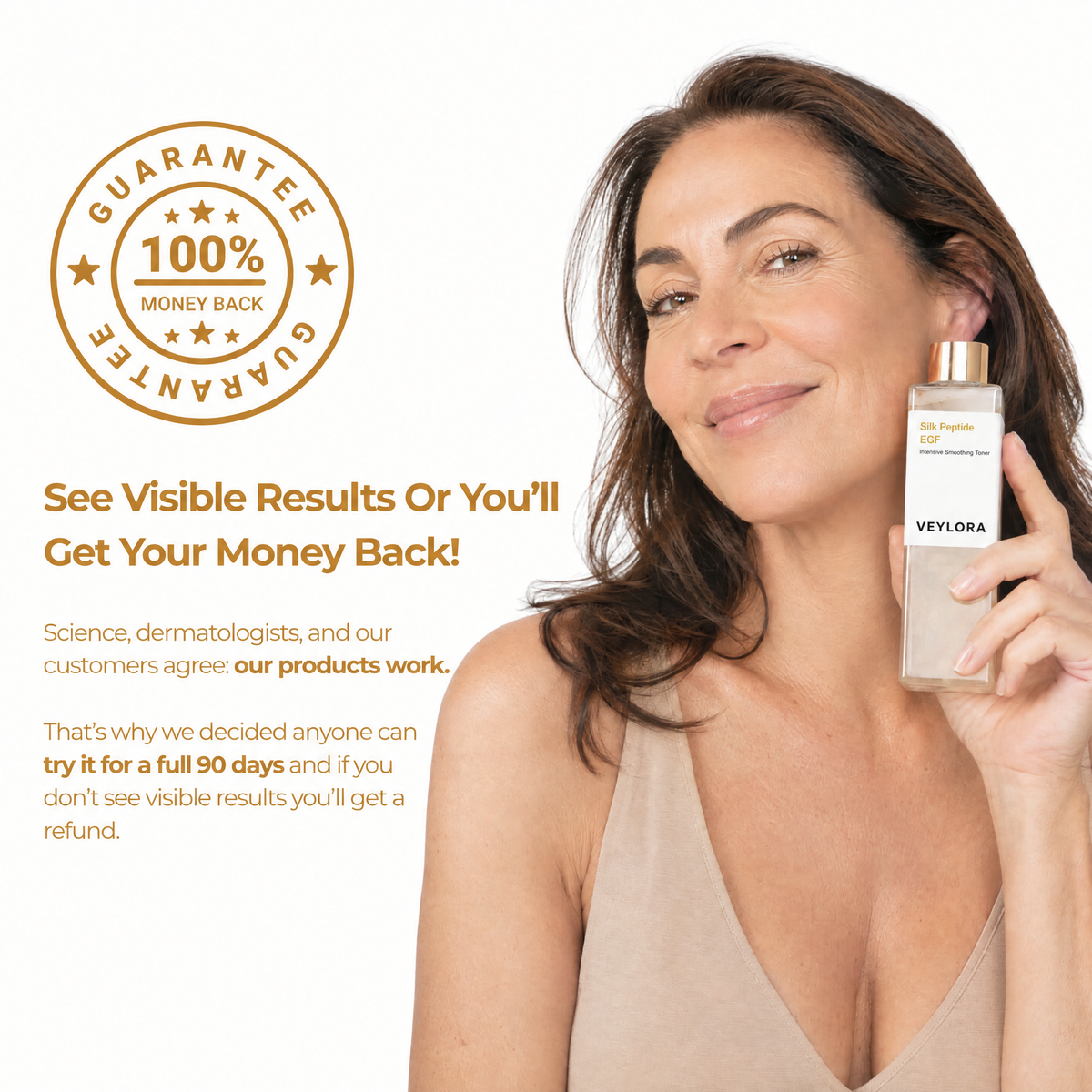 Veylora Silk Peptide EGF Toner